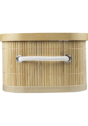 Decolove Bambu Çok Amaçlı Üçlü Sepet