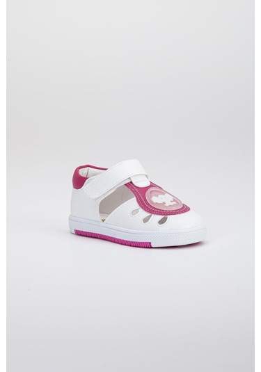 Şirinbebe Yan Açık Cırtlı Pembe Kız İlkadım Bebek Ortopedik Ayakkabı-2891-pembe Pembe