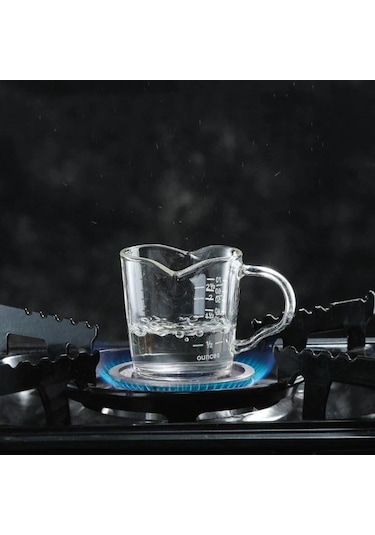 Küçük Süt Bardağı Isıya Dayanıklı Cam Ölçüm Fincan Kahve Çift Ağızlı Ons Bardak 70 Ml Ölçekli