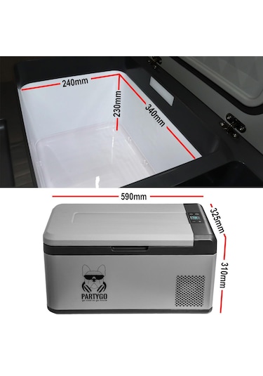 Parago Pg21 12/24Volt 21 Litre Kompresörlü Oto Buzdolabı