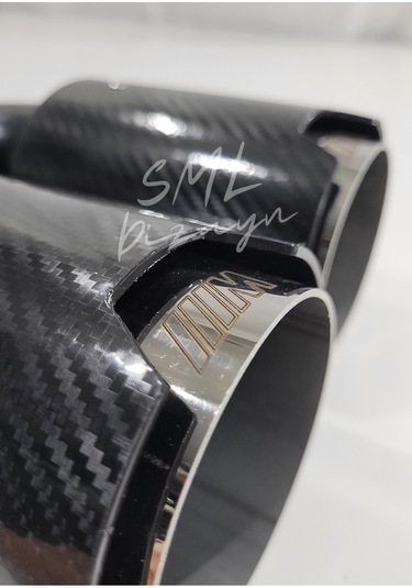 90 Mm Bmw M Logolu Akrapoviç  Egzoz Ucu M Egzos-Egsoz-Eksoz-Ekzos