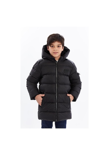 Benitto Kids Erkek Çocuk Şişme Mont 51331 Siyah
