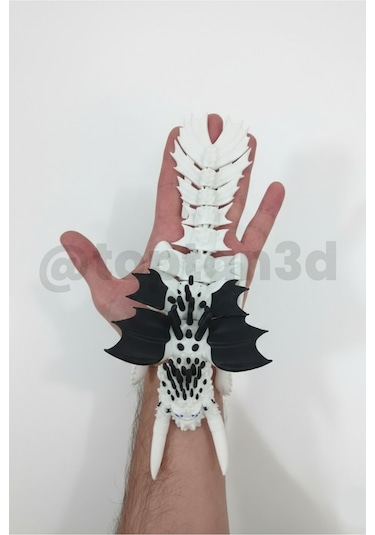 Mega Boy Ejderhanı Nasıl Eğitirsin Beyaz Buz Ejderhası Hareketli Figür - 25cm