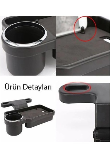 Araç Arka Koltuk Için Bardaklık