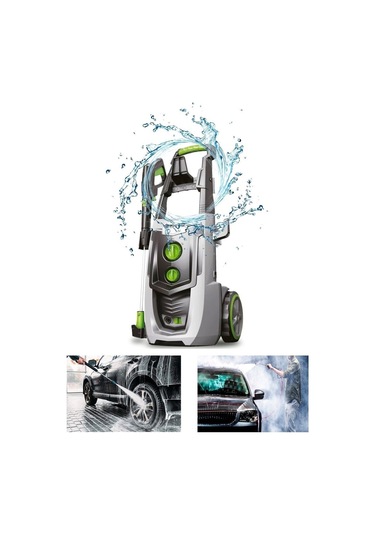 Yüksek Basınclı Yıkama Makinası Kömürsüz İndiksiyon Motor 2500 Watt 195 Bar Lutian