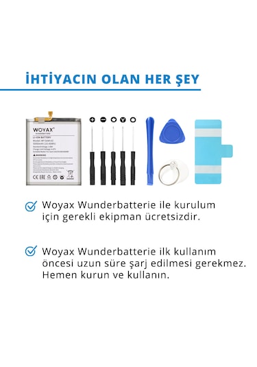 Woyax By Deji Samsung Galaxy A34 / 54 / A25 / A35 Uyumlu Premium Batarya