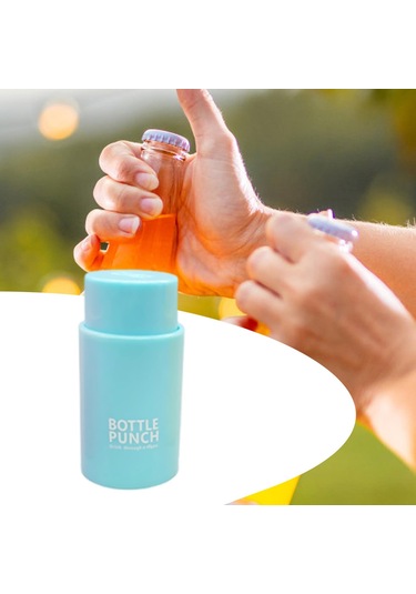 Suntek Piknik Evi İçin Taşınabilir Su Şişesi Kapağı Delme Mavi