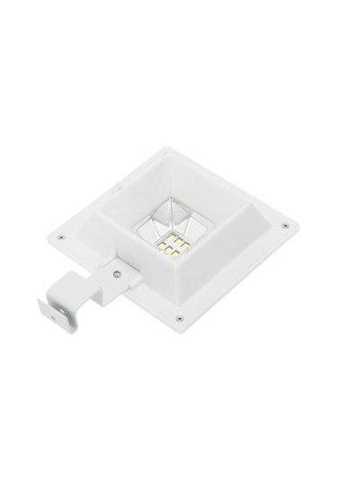 Novahub Güneş Enerjili Hareket Sensörlü 6led Duvar Lambası - 3w, Otomatik Beyaz Işık, Dış Mekan Kullanım İçin Beyaz