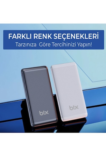 Bix BXPB11 10000 mAh Type-C Çift Çıkışlı Powerbank