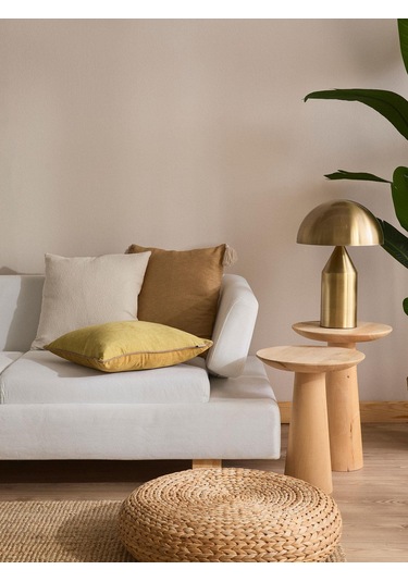 Sunroot 3'lü Kırlent Kılıf Seti Altın