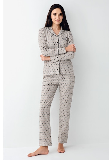 Pierre Cardin Kadın Siyah Pijama Takımı Pc9103-s-v1 Siyah