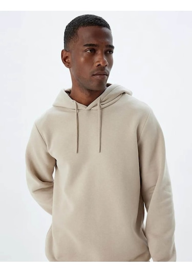 Koton Erkek Sweatshirt Bej 5wam70001mk 25ky59000107 Y5919 Bej