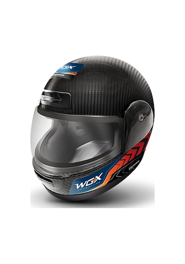 Wogen Fullface Motosiklet Kaskı Karbon Siyah