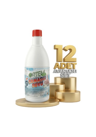 Ortem Çamaşır Suyu 12x1 Kg Diğer