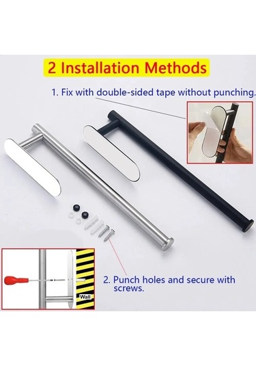 Maoyaya Mutfak Kağıt Havluluk Yapışkanlı Doku Askısı Tuvalet Rulo Kağıt Çok Renkli, Pratik Tasarım Çok Renkli