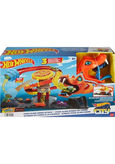 Hot Wheels Pizza Dükkanında Kobra Macerası Oyun Seti HTN81