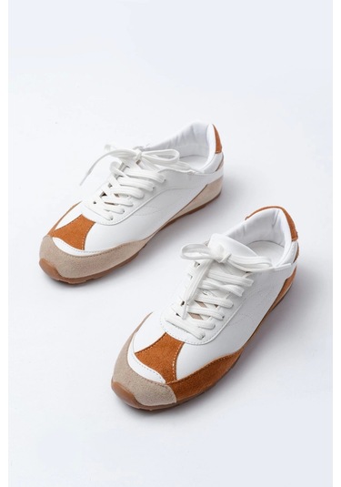 Rs-02 Taba Garni İnce Taban Günlük Spor Ayakkabı Taba