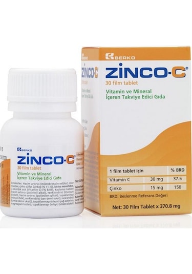 Zinco-C 15 Mg 30 Tablet