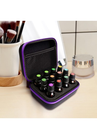 Suntek Seyahat 12 Yuvalı Uçucu Yağ Taşıma Çantası Saklama