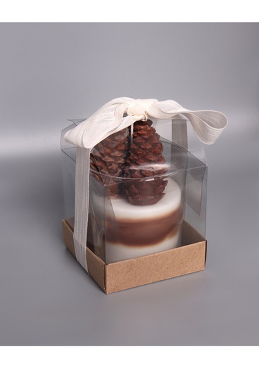 Dekoratif Kokulu Mum Kozalak Kozalak Mum