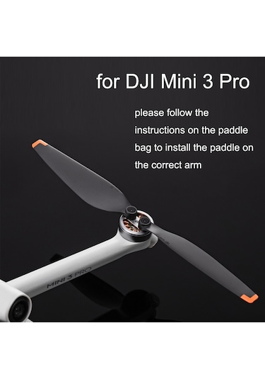 Sones Orijinal Djı Mini 4 Pro/mini 3 Pro 2 Çift Pervane Siyah