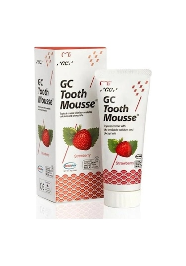GC Tooth Mousse Strawberry - Diş Macunu Çilekli 40gr ( 35ml )
