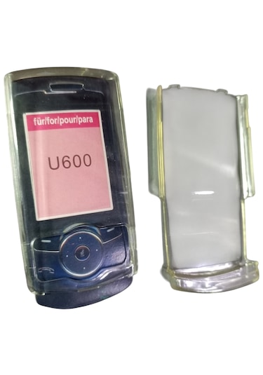 U600 Uyumlu Telefon Koruyucu Şeffaf Mika Kapak -