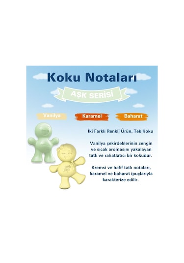 Little Joe Aşk Serisi 2li Paket Vanilya Araç Kokusu Sunshine Bli