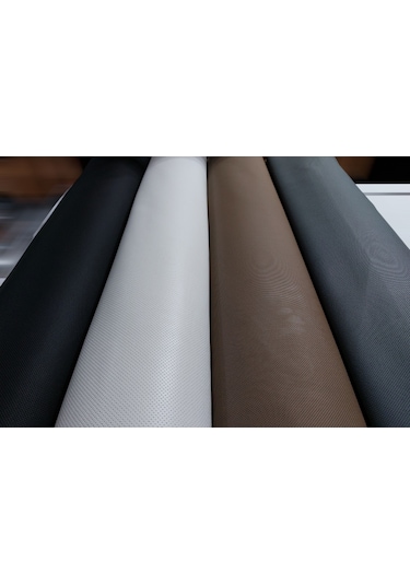 Gri Renk Delikli Suni Deri Oto Tavan Döşeme . Mobilya . Çanta 1 Metre