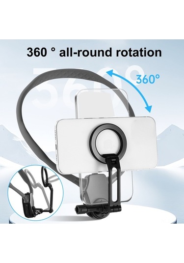 Besthome1 Boynuzda Kolay Kullanım: Güçlü Mıknatıslı 360 Derece Telefon Tutucu - Seyahat, Video İçin Ideal, Diğer Diğer