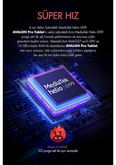 Vorcom Avalon 8 GB 256 GB 10.3" Tablet