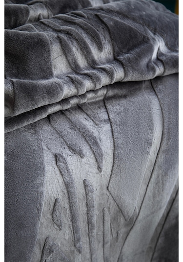 Apricitas Home Decent Grey Çift Kişilik Battaniye 220x240 Cm Gri