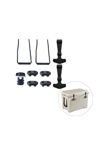 Dolıty Soğutucu Mandalları Açık Hava Onarımı Yürüyüş Siyah