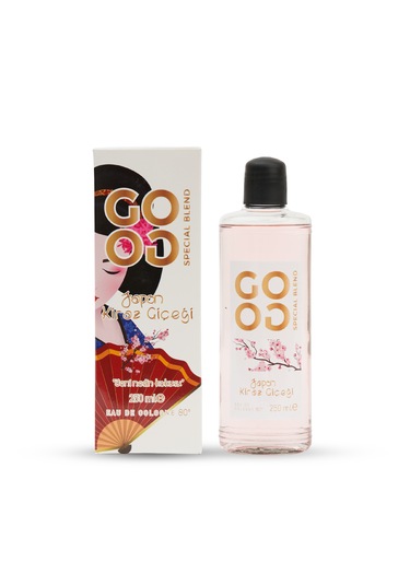 Gogo Japon Kiraz Çiçeği Kolonya 250ml Cam Şişe