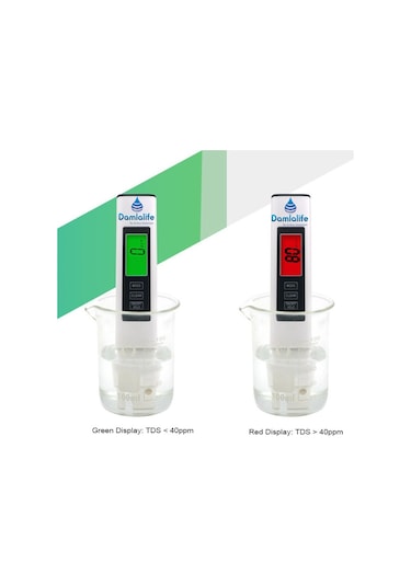 Damlalife Digital Tds Metre Termometreli Su Ölçme Aleti