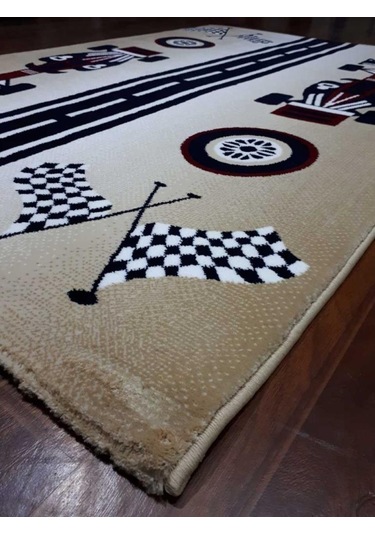 Saray Çocuk 12611J Yarış Araba 125X180 Cm Çok Renkli