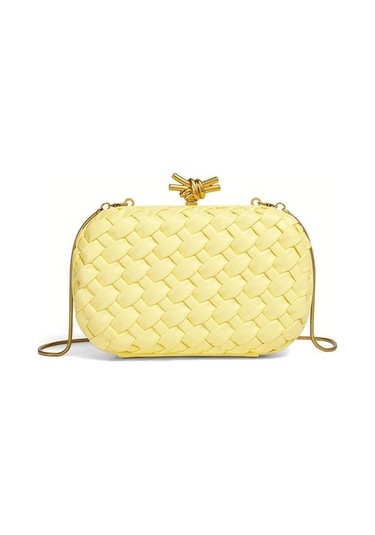 Trendooze Tianchishop Kadınlar İçin Altın Dokuma El Çantası Siyahımsı Yeşil Şık Boyut Siyah - Yeşil