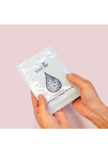 Maxpine Umi Care Hydro Glow Moringa & Collagen Silk Mask 6'lı