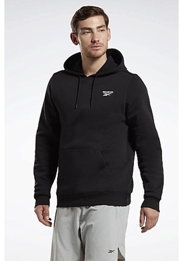 Reebok Left Chest Logo Erkek Siyah_0 Sweatshirt
