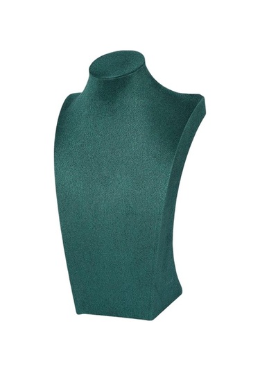 Trendooze Yeşil Vitrin Styleb-24cm Showroom Organizatörü Mücevher Koyu Kolye Göğüs Göğüs Depolama 24cm Hk