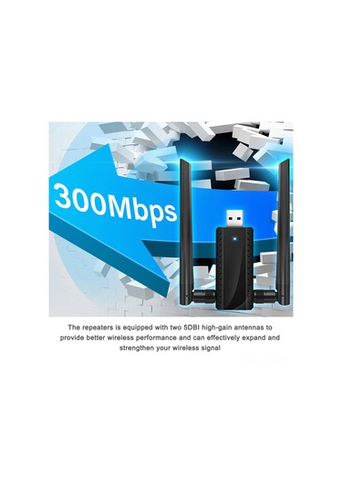 Symbee 300mbps Kablosuz Wifi Genişletici - Ev İçi Sinyal Güçlendirici Ve Ağ Genişletme Cihazı