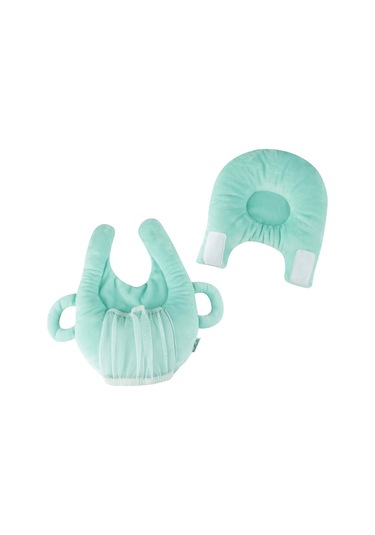 Sones Bebek Bebek Şişe Rafı Serbest El Şişe Tutucu Pamuklu Bebek Süt Şişesi Besleme Öğrenme Emzirme Yastık Minderi Mavi