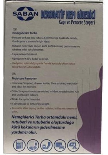 Dekoratif Nem Giderici Kapı Ve Pencere Stoperi Gri Baykuş