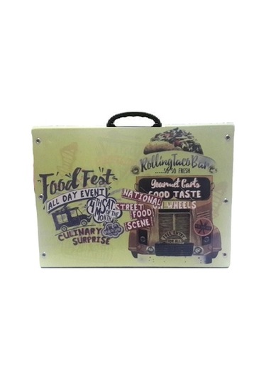 Keskin Color Saplı Kutu Dosya Desenli Festival