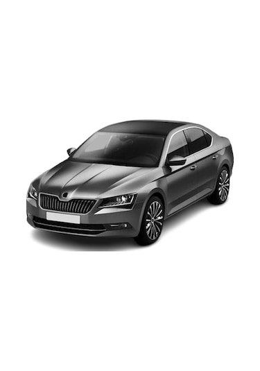 Skoda Super B Cam Çıtası Komple Set Çerçevesi Kromu Nikelajı 2015-2023