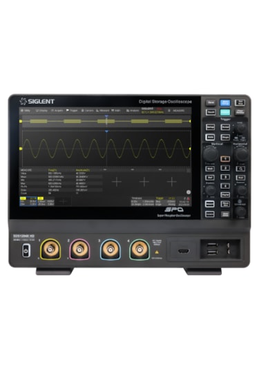 Siglent Sds1204x Hd Dijital 12 Bit Osiloskop, 200mhz, 4 Kanal