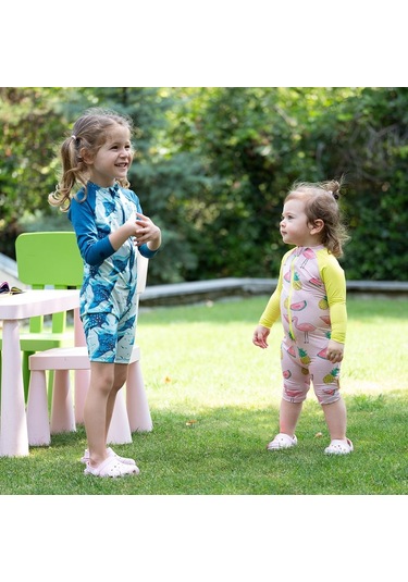 Owli Sunsafe Uv Korumalı Swimsuit Mayo Flamingo 001