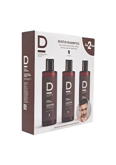 Dermoskin Biotin Shampoo For Men 200ml 3 Al 2 Öde Dökülen