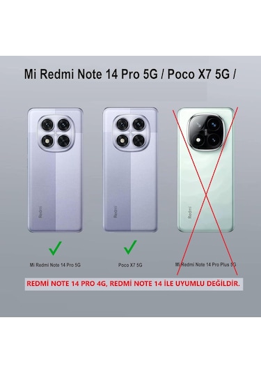 Xiaomi Redmi Note 14 Pro 5g / Poco X7 5g Kılıf Karbon Silikon Case Kapak Siyah
