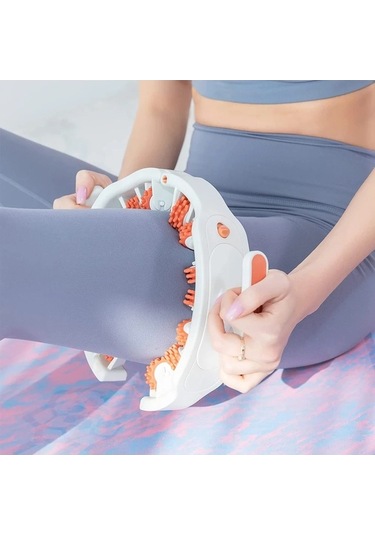 Willowhaven Bacak Masajı Silindiri 14 Tekerlekli A-blue Çok Renkli, Kol Bel Masajı, Müşteriye Özel Model, Erkek Kadınlar İçin Çok Renkli